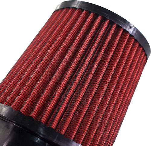 Miniatura 5 de Filtro de aire de 2.441 in, filtro de aire para 212cc 6.5 HP GX160 GX200 Mini Bike Trailmaster mid XRX Go Kart Cart Parts (rojo)