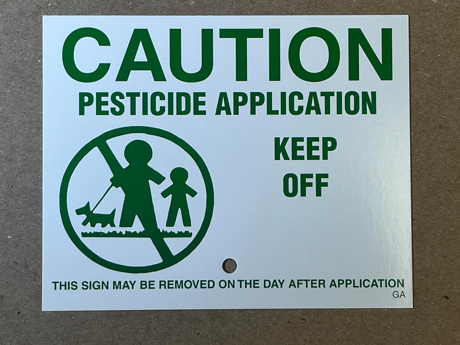Pesticide Application Sign - Georgia Pesticide Treatment Lawn Sign (1000 Signs Only)