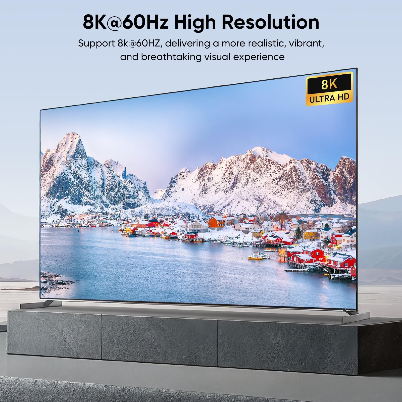 Commutateur KVM 2 moniteurs 2 ordinateurs, HDMI + DisplayPort, 8K @ 60Hz