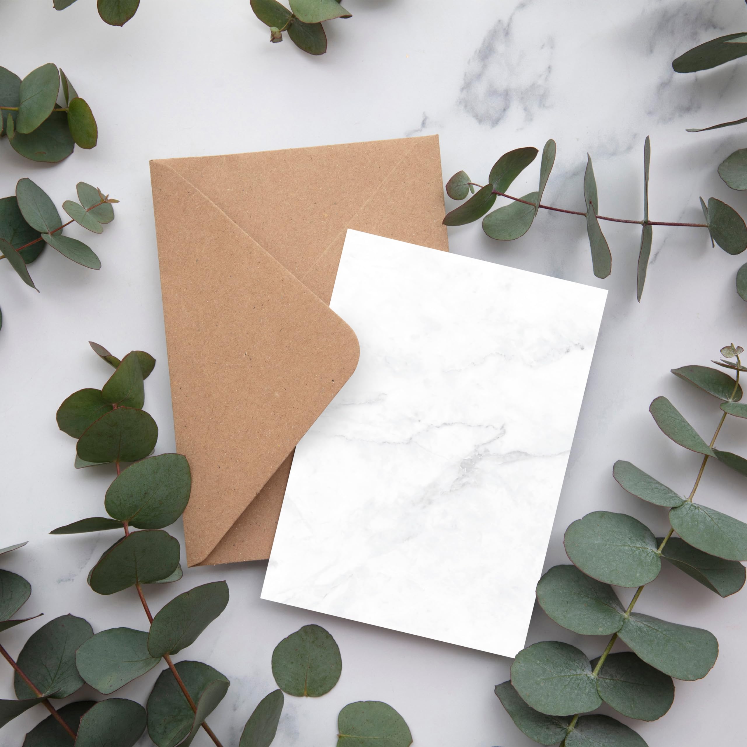 Carta da lettere A5 stampata su entrambi i lati - set per inviti matrimonio compleanno (Design 4)