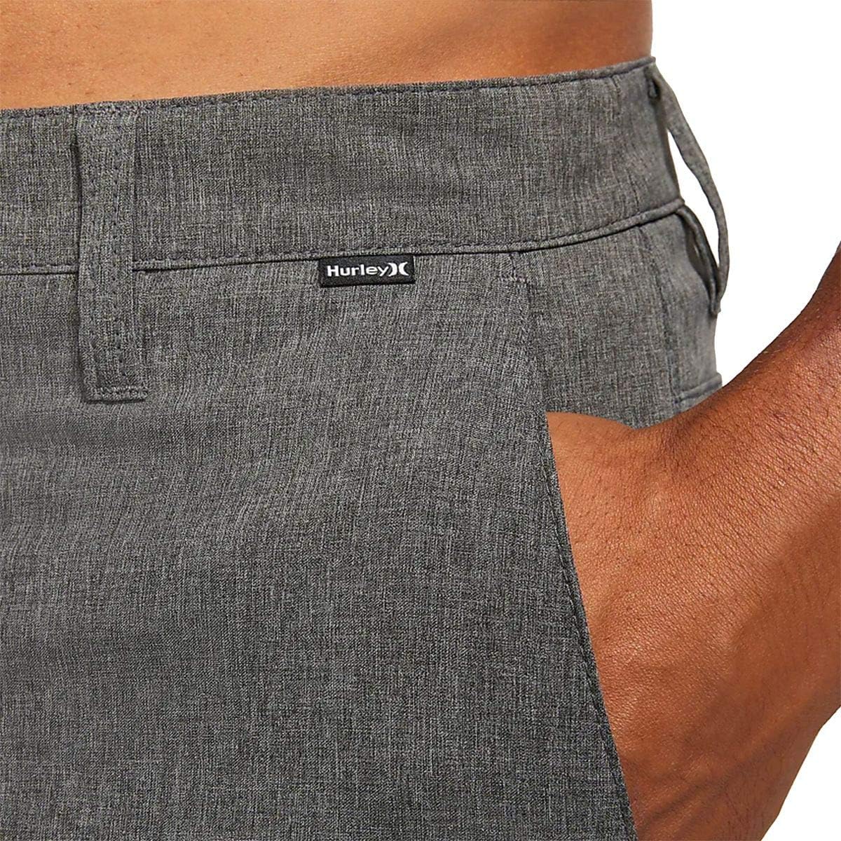 Hurley CK4535H03240IN 20" 4-Way Stretch Boardshorts Black Heather 40 9 Black Heather 40IN