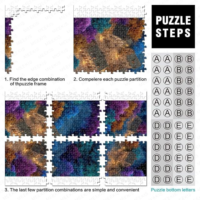 Foto 5 de 7 de Aldea de Fantasía Juego De Puzzle 52x38cm/1000pcs Creativo Y Educativo Exclusivo para Relajar A Adultos…
