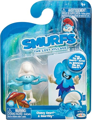 Miniatura 2 de Pitufos The Lost Village - Figura torpe y lirio (paquete de 2)