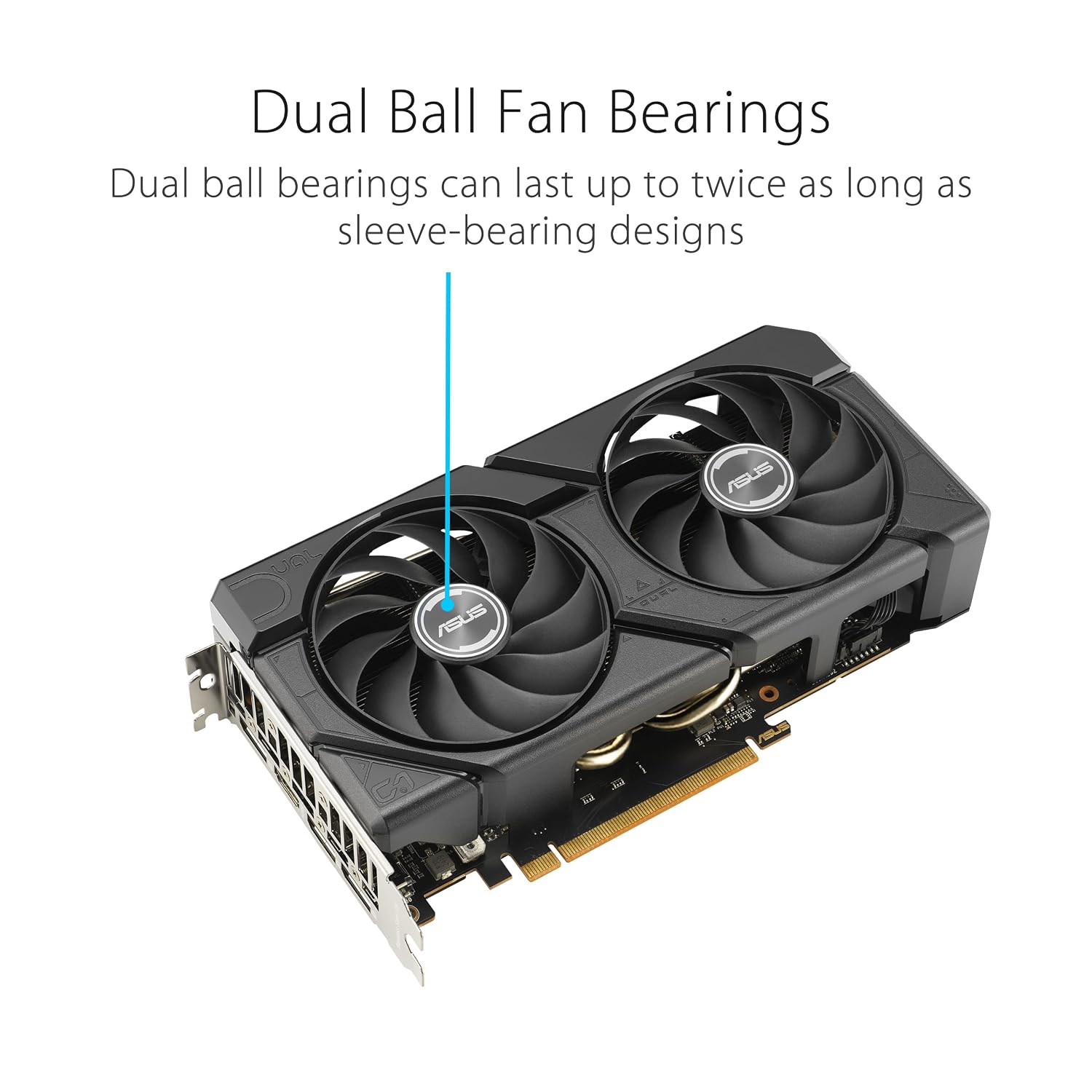81FE9YcfQmL._SL1500_ ASUS Dual Radeon RX 7600 EVO OC Edition 8GB GDDR6 Gaming Graphics Card (AMD Radeon RX7600, PCIe 4.0, 1x HDMI 2.1, 3X DisplayPort 1.4a)