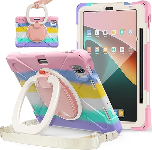 Miniatura 12 de Funda para Xiaomi Pad 5 / Pad 5 Pro con soporte para bolígrafo de 11.0 pulgadas 2021, funda protectora resistente a prueba de golpes con soporte