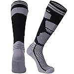 Randy Sun Waterproof Long Socks - Men\'s Breathable Dry Warm Knee High Performance Hiking Skiing Wading Socks, 1 Pair - Grey&Black