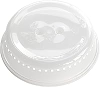 Vista 3 de Tapa para microondas clásica Chef Craft, 10 pulgadas de diámetro, transparente