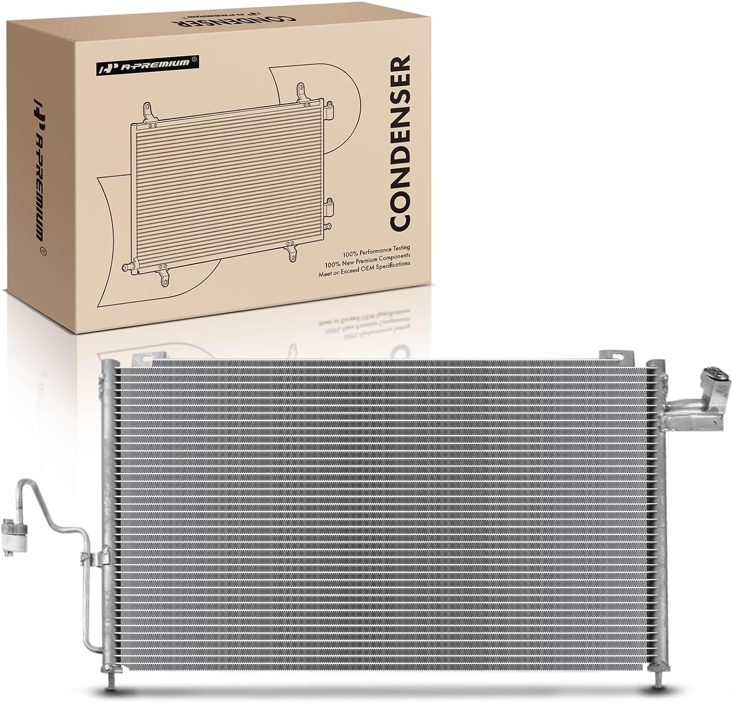 A-Premium Air Conditioning A/C Condenser Compatible with Mazda Protege5 2002-2003 L4 2.0L, Replace# 3078, B25H61480