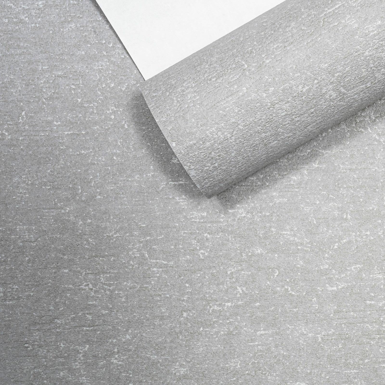 Sophie Laurence Grey Plain Wallpaper Textured Thick Free Match Paste The Wall Bedroom Office