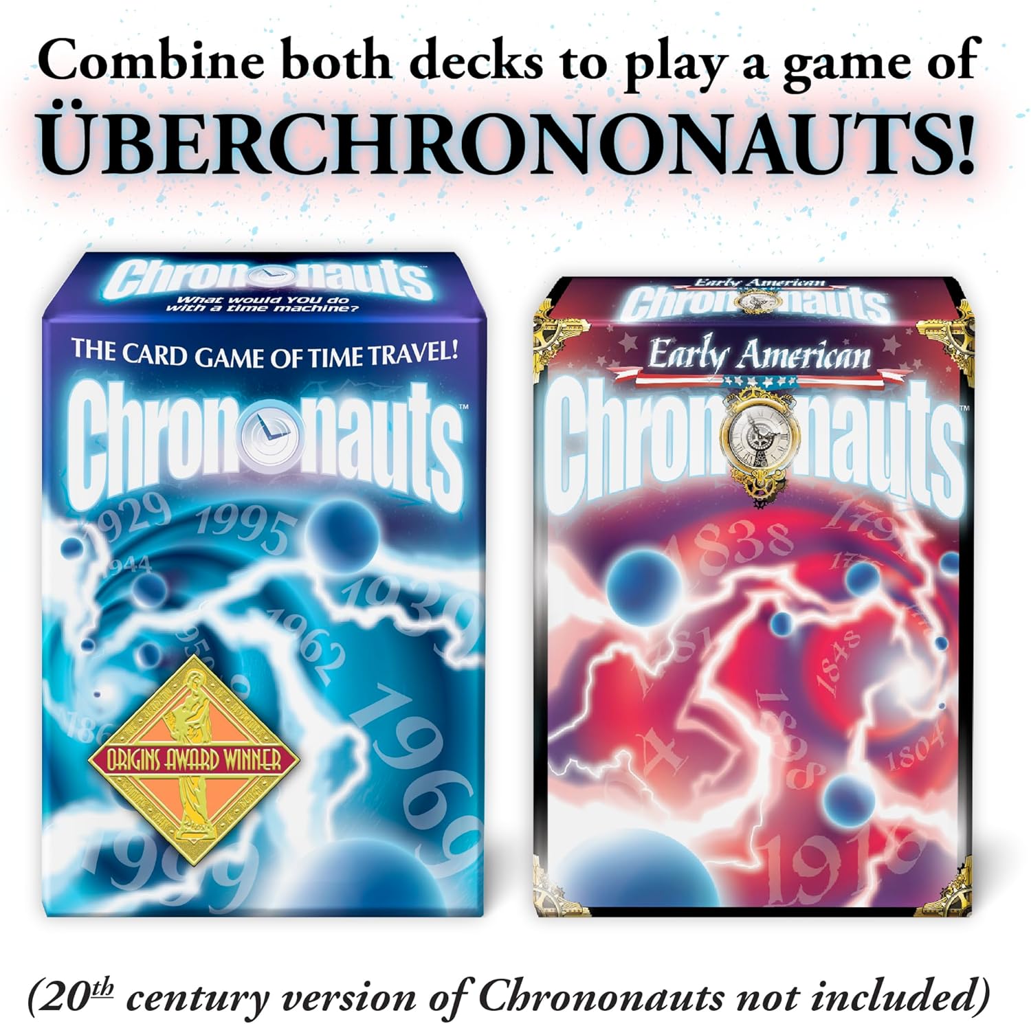 Looney Labs Early American Chrononauts Card Game - Travel Through Time and Change History