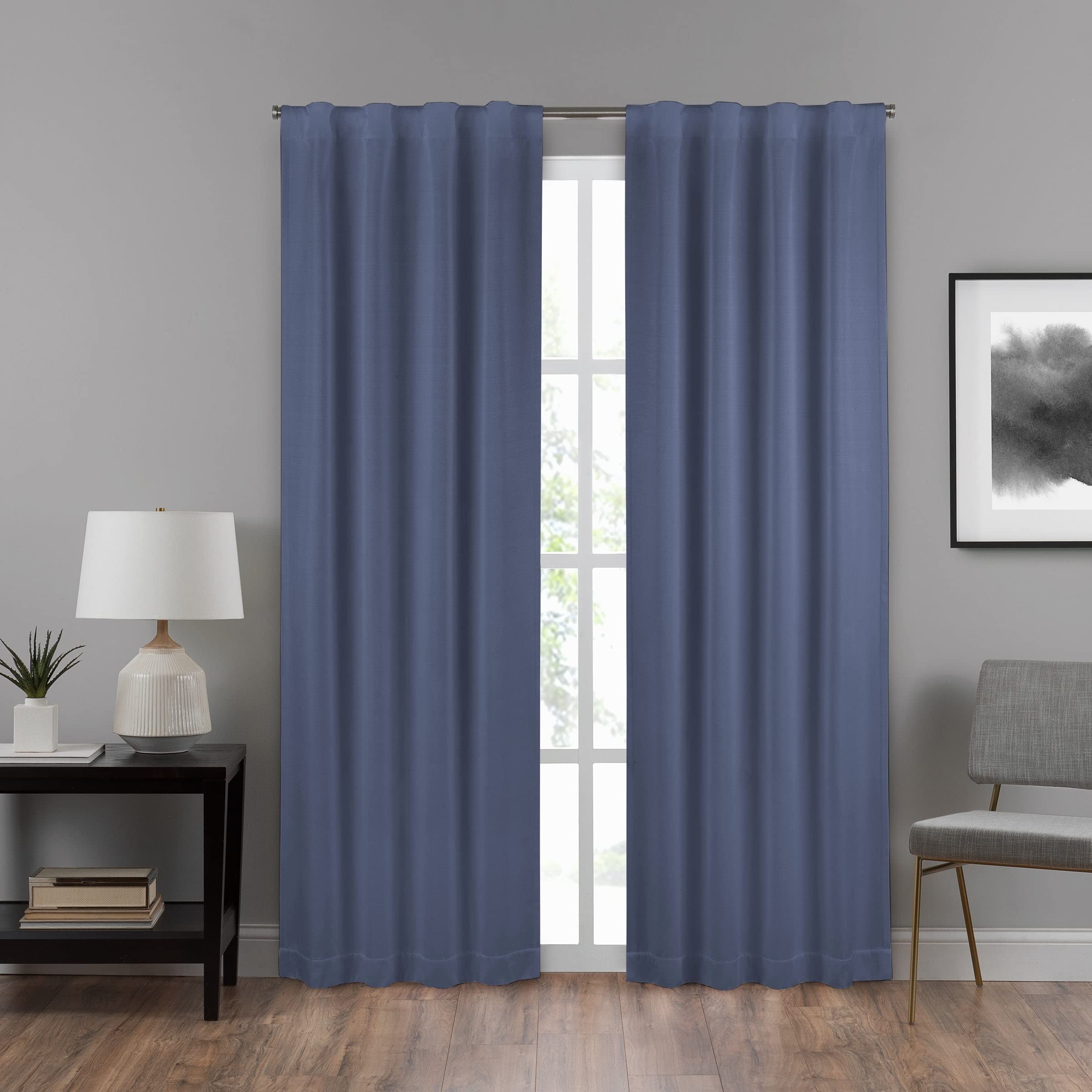 Snapklik.com : ECLIPSE DraftStopper Room Darkening Curtains For Bedroom