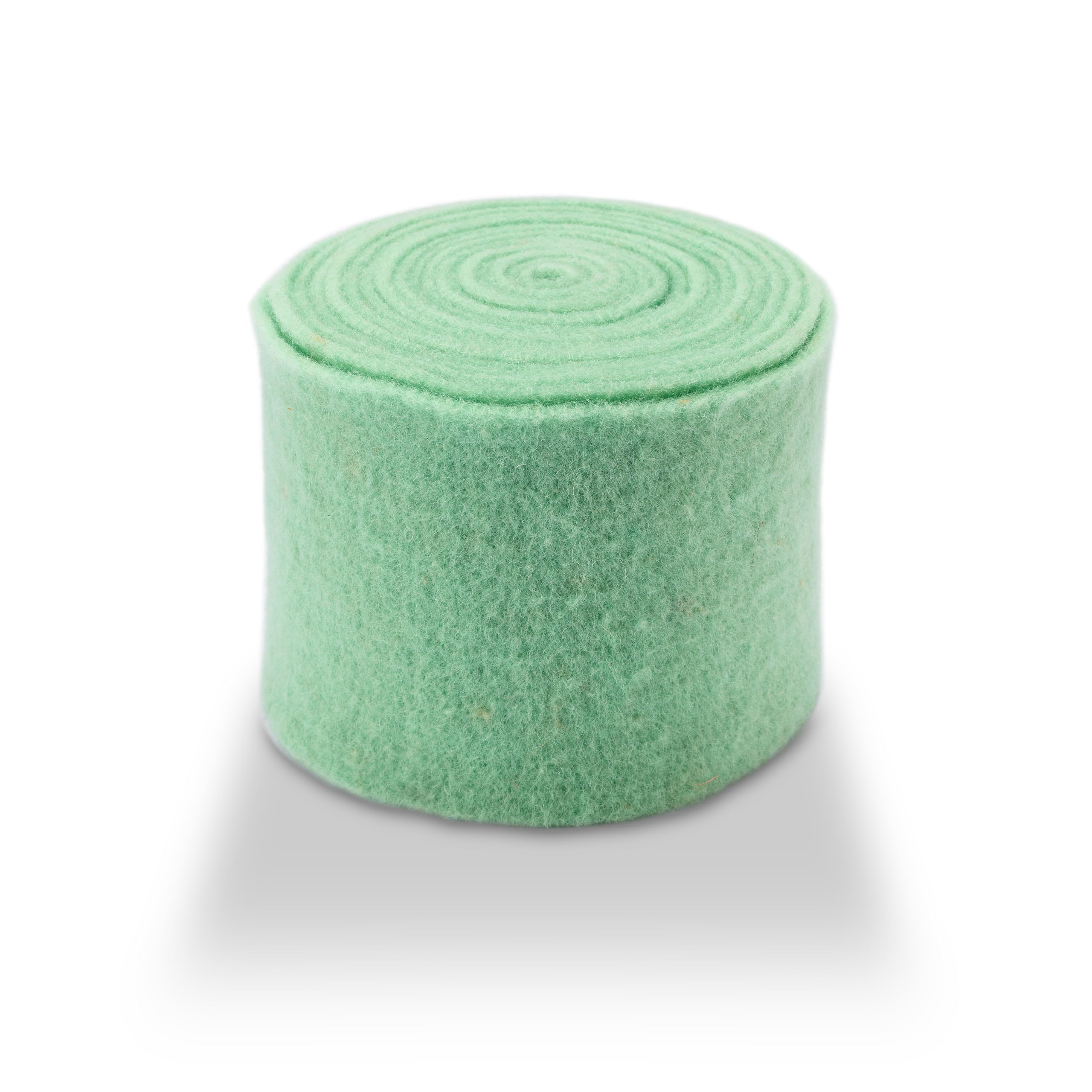 Feutre de laine de qualité supérieure extensible menthe 15 cm de large