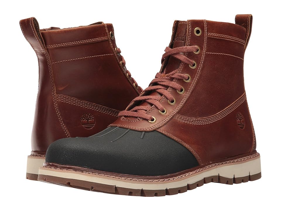 

Timberland Britton Hill Rubber Toe Boot (Medium Brown Full Grain) Men's Boots