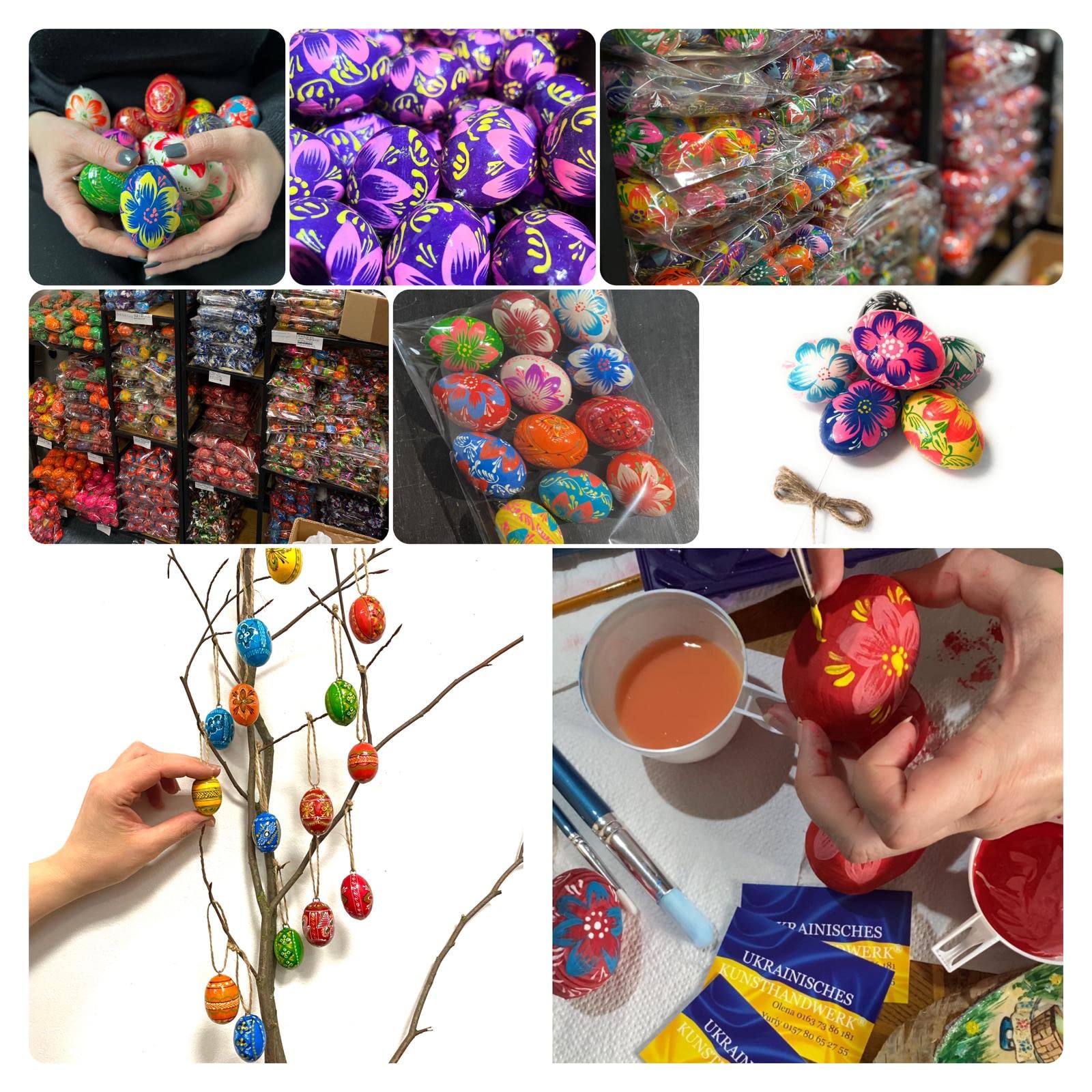Décoration Pâques DIY 12 Œufs En Bois Non Peints Pour Décorations De Pâques - 60x40mm, Idéaux Pour Peinture Et Bricolage Enfants
