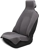 Vista 8 de Dryva Asiento - Toalla de microfibra premium para asiento de automóvil, impermeable y resistente al sudor, ajuste universal, lavable a máquina, Negro