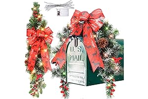 Yunlly Lighted Mailbox Swag