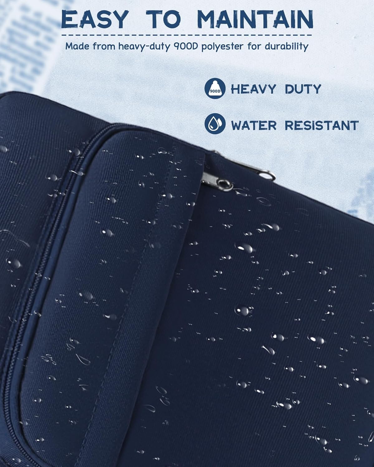 Backpack for Middle High School Teen Boys Girls Large College Bookbag with Laptop Compartment Back to School Book Bags Mochilas Escolares para Niños Niñas Adolescentes (Dark Blue, Solid) - Image 6