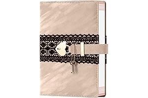CAGIE Teenage Diary with Lock and Key for Girls, Expressing Inner Voice