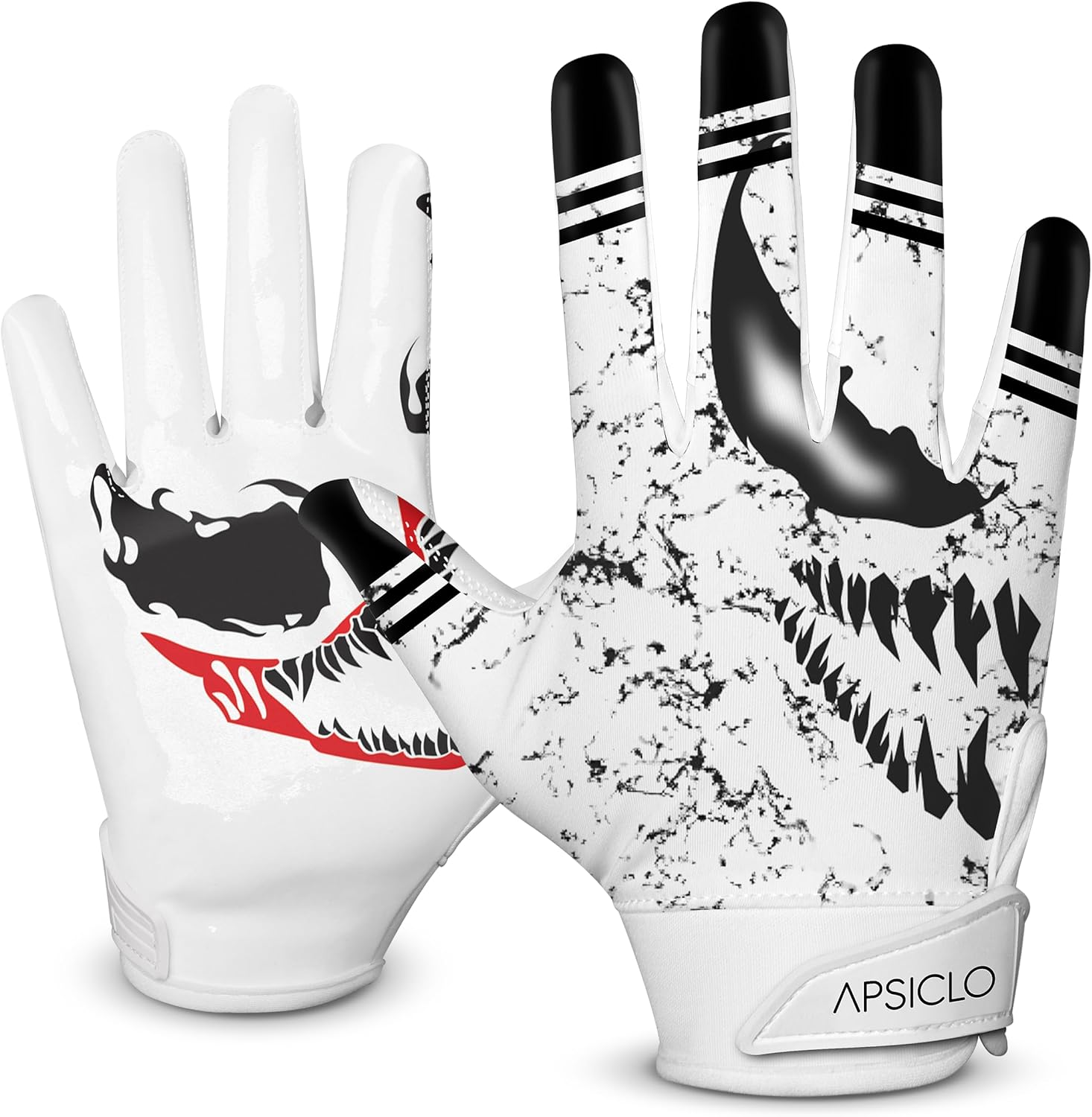 Sticky Football Receiver Gloves Silicone Grip Youth & Adult Sizes