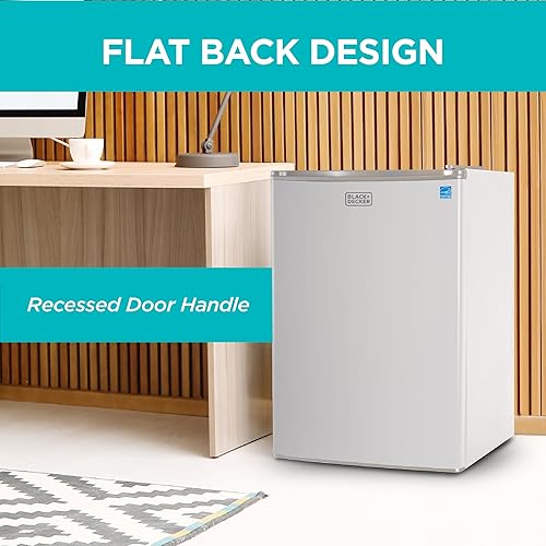 Miniatura 6 de Black  Decker BCRK25B - Mini nevera con congelador diseño de estrella de energía para nevera color negro