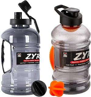 Zyro Pack of 2, 1.5L Gallon Water Bottle with Mixer Ball & Strainer | Leak Proof & BPA-Free | Gym, Office, Travel & Sports... Price In India