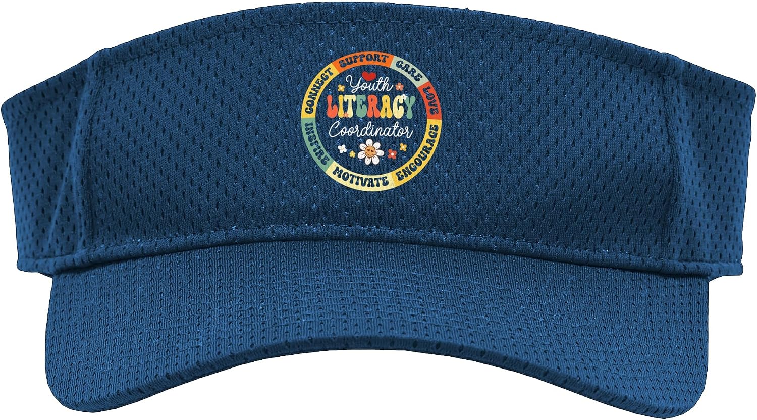 Teacher Student, School Youth Literacy Coordinator Squad Sport Sun Visor