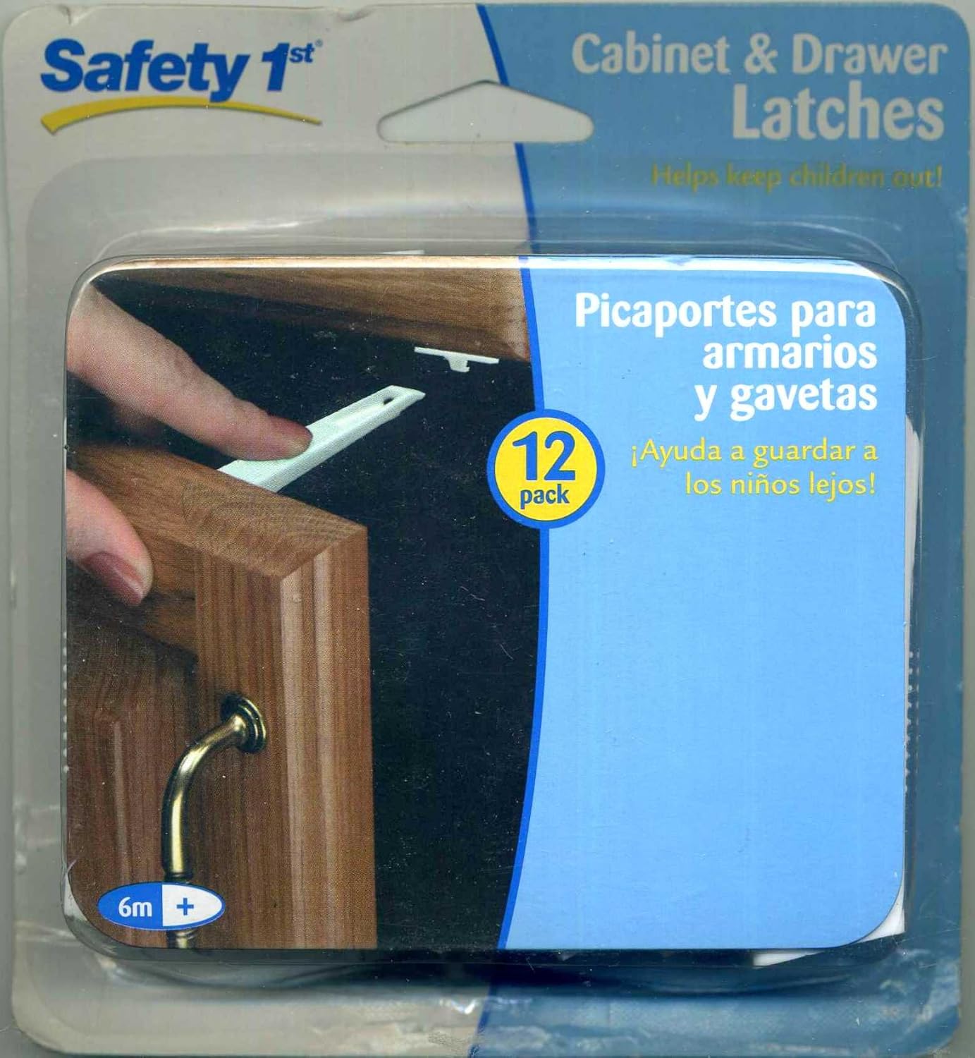 Safety 1 St Cabinet & Drawer Latches 12 Pack
