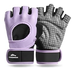 Trideer Weight Lifting Gloves for Women Men with Wrist Support Workout Gloves Women Full Palm Protection for Gym