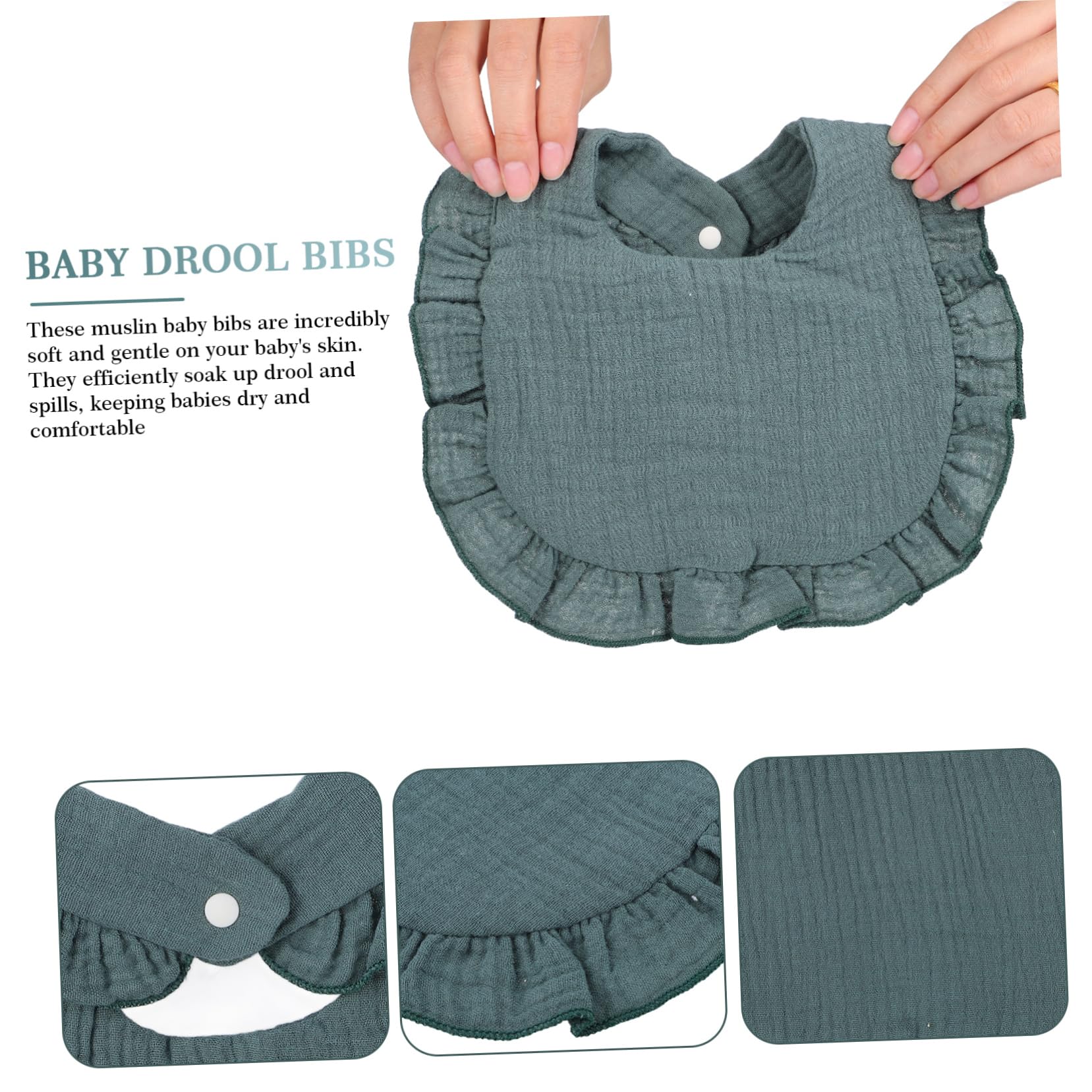 GALPADA 12stücke Pack Babysabberlätzchen Aus Unisex Für Kleinkinder Zum Essen Saugfähige Spucktücher Für Neugeborene Und Junge Mädchen