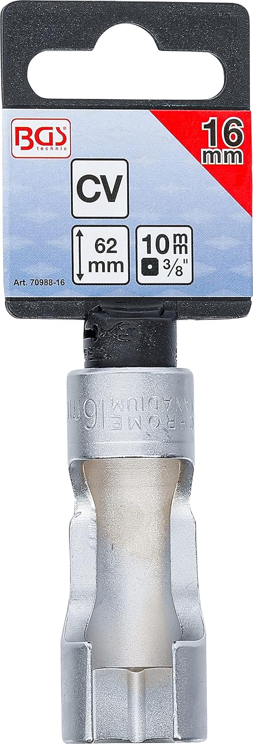 BGS 70988-16 | Special Socket, slotted | 10 mm (3/8") Drive | 16 mm
