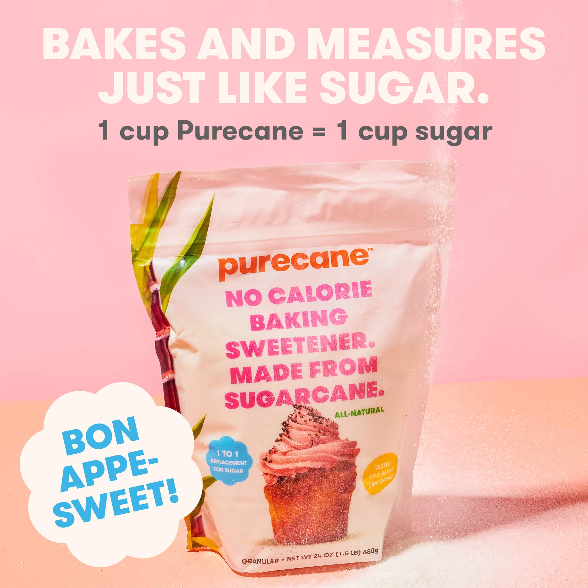 Buy Purecane Baking Sweetener, Tastes and bakes like sugar, Sugar