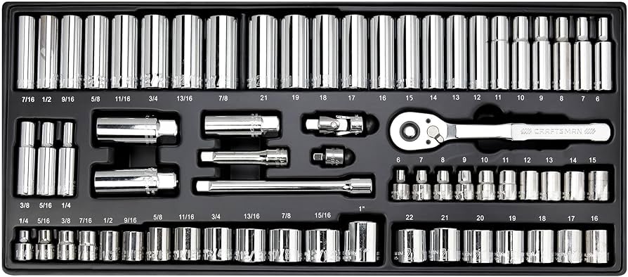 CRAFTSMAN 308 Piece Mechanics Tool Set, Socket and Wrench Set