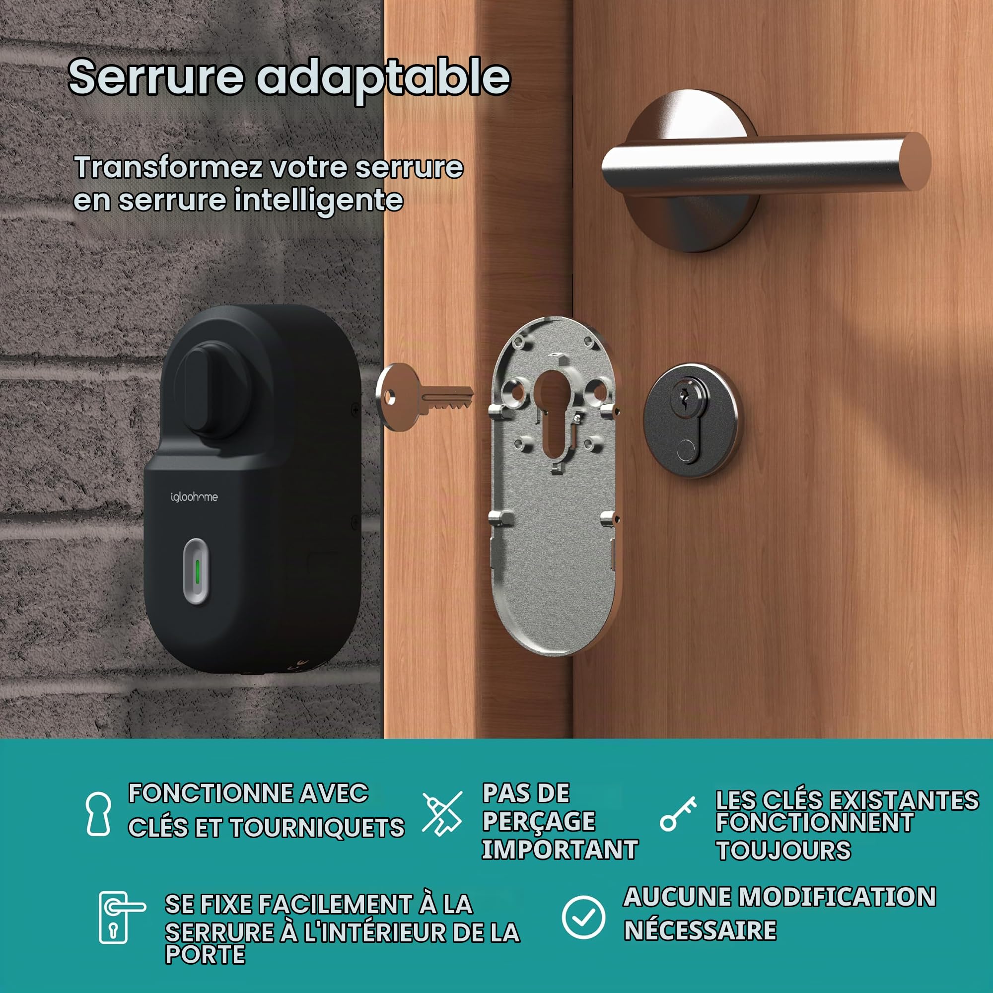 igloohome | Transformez votre serrure en serrure intelligente. Accès sans clés