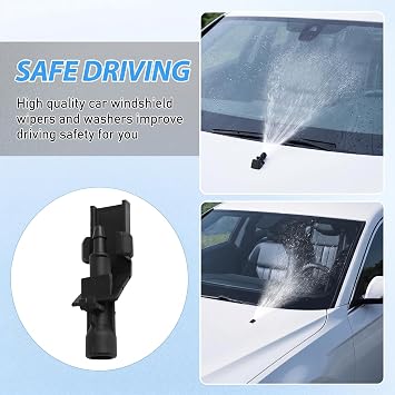 2Pcs Washer Jets for Honda Civic CR-V HR-V 2022 2021 2020 2019 2018 2017,Front Windscreen Washer Jet Nozzles,Nozzle Sprayers Wiper Windshield Washer Car Replacement Accessories,Replaces OE 76810TP6A01