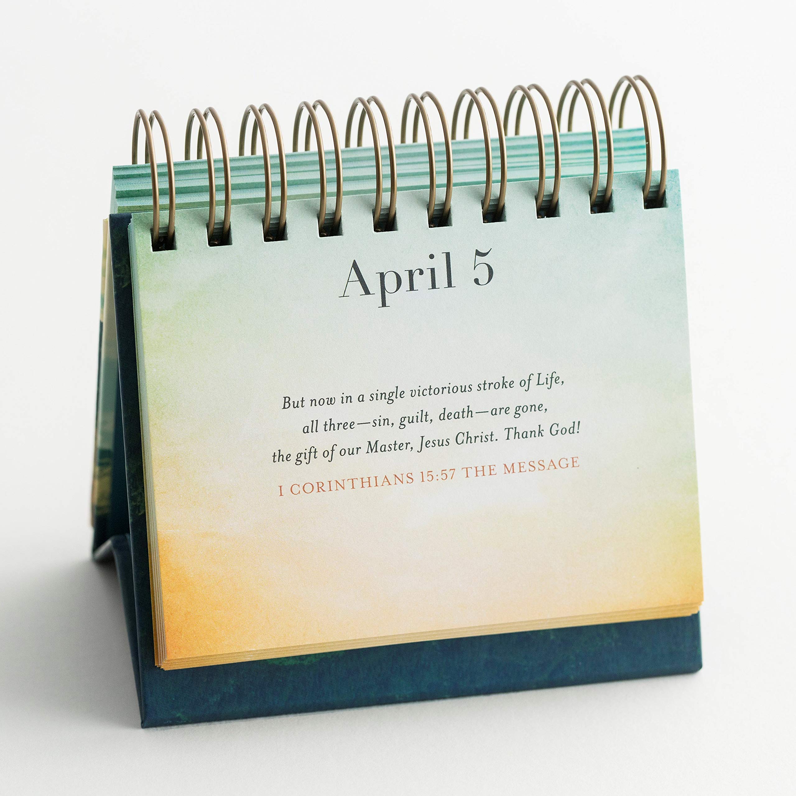 DaySpring - Max Lucado - Anxious for Nothing - An Inspirational DaySpring DayBrightener - Perpetual Calendar (10174) - Image 5