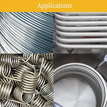 Vigorous 1/2 OD Aluminum Coiled Tubing, Seamless Round Pipe 1060, 0.04 Wall Thickness, Refrigeration Tubing, Fuel Line, Automotive Oil Pipe, Compressor Tube, 10FT