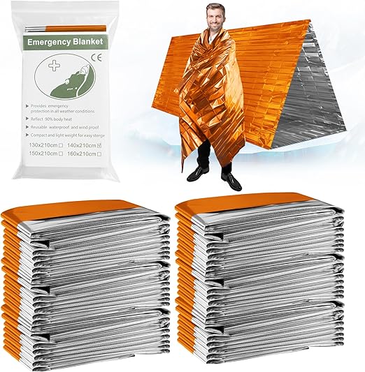 Kovshuiwe Rescue Blankets, Rescue Film 210 x 140 cm Car, First Aid