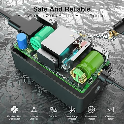 Miniatura 2 de [Versión mejorada] Cargador Surface Pro de 65 W para Surface Pro 3/4/5/6/7/8/9/X, compatible con Microsoft Surface Book Laptop/tablet, funciona con