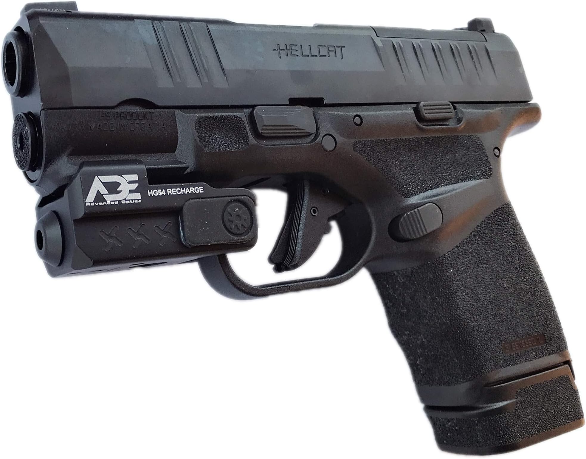 - Ade Advanced Optics HG54G Rechargeable Universal Class IIIA Laser Sight, Green for Springfield Hellcat(OSP/PRO) Micro-Compact 9MM Pistol Handgun
