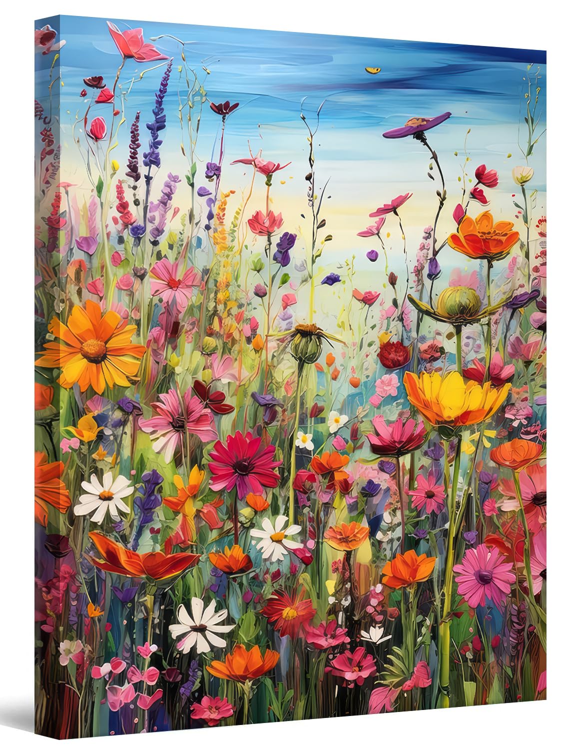 LZLHDE Diamond Art Kits Adults with Framed, Diamond Painting Flowers DIY Full Drill Gem Art for Adults for Wall Home Decor Gift Giving and Stress Relief 12x16 Inch
