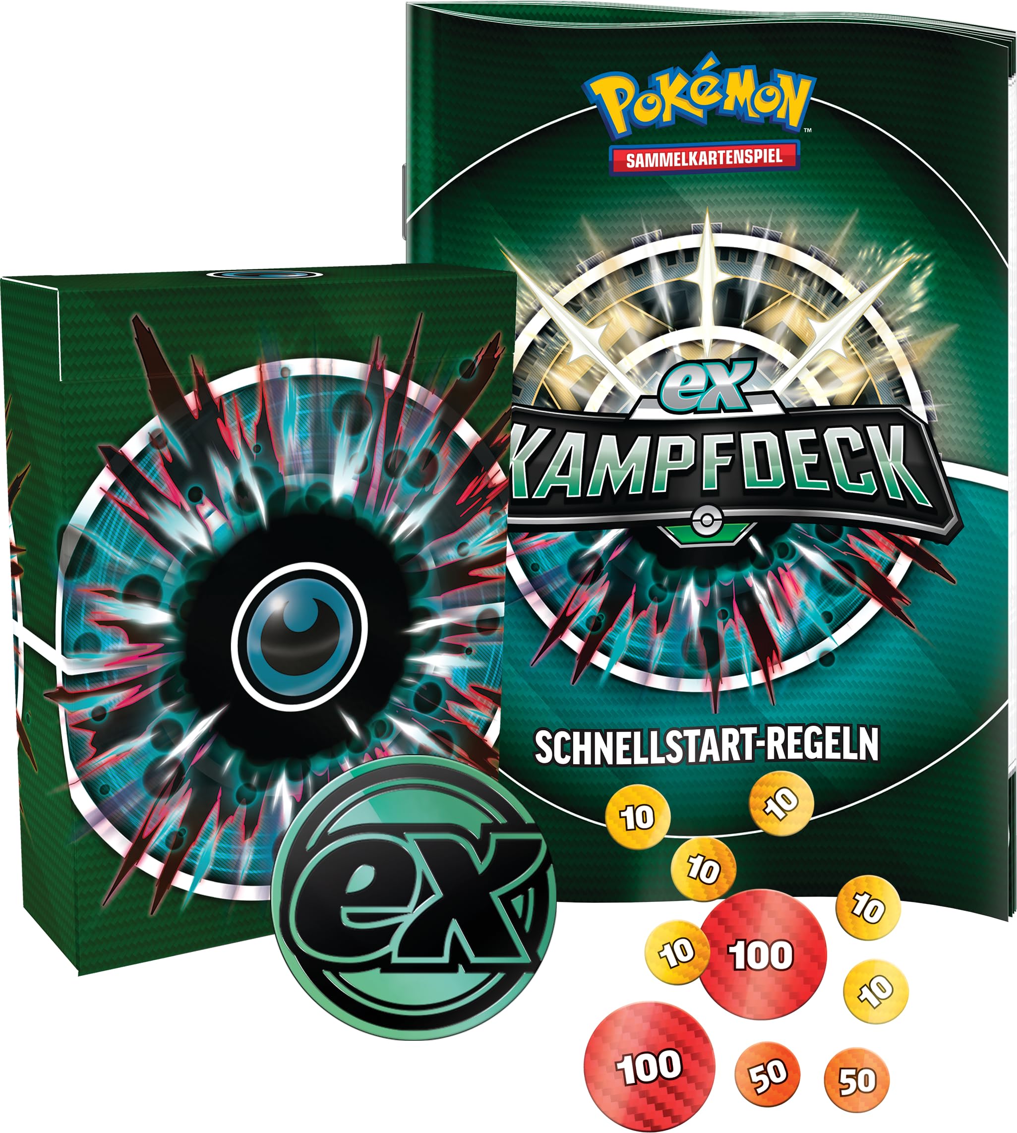 Pokémon-Sammelkartenspiel: Kampfdeck Hundemon-ex (sofort spielbares Deck mit 60 Karten)
