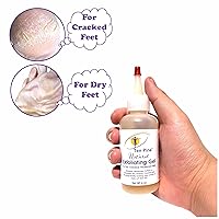 Vista 2 de Crema vegana para reparación de pies, gel exfoliante natural para pies secos y agrietados, exfoliante para pies secos y agrietados, removedor