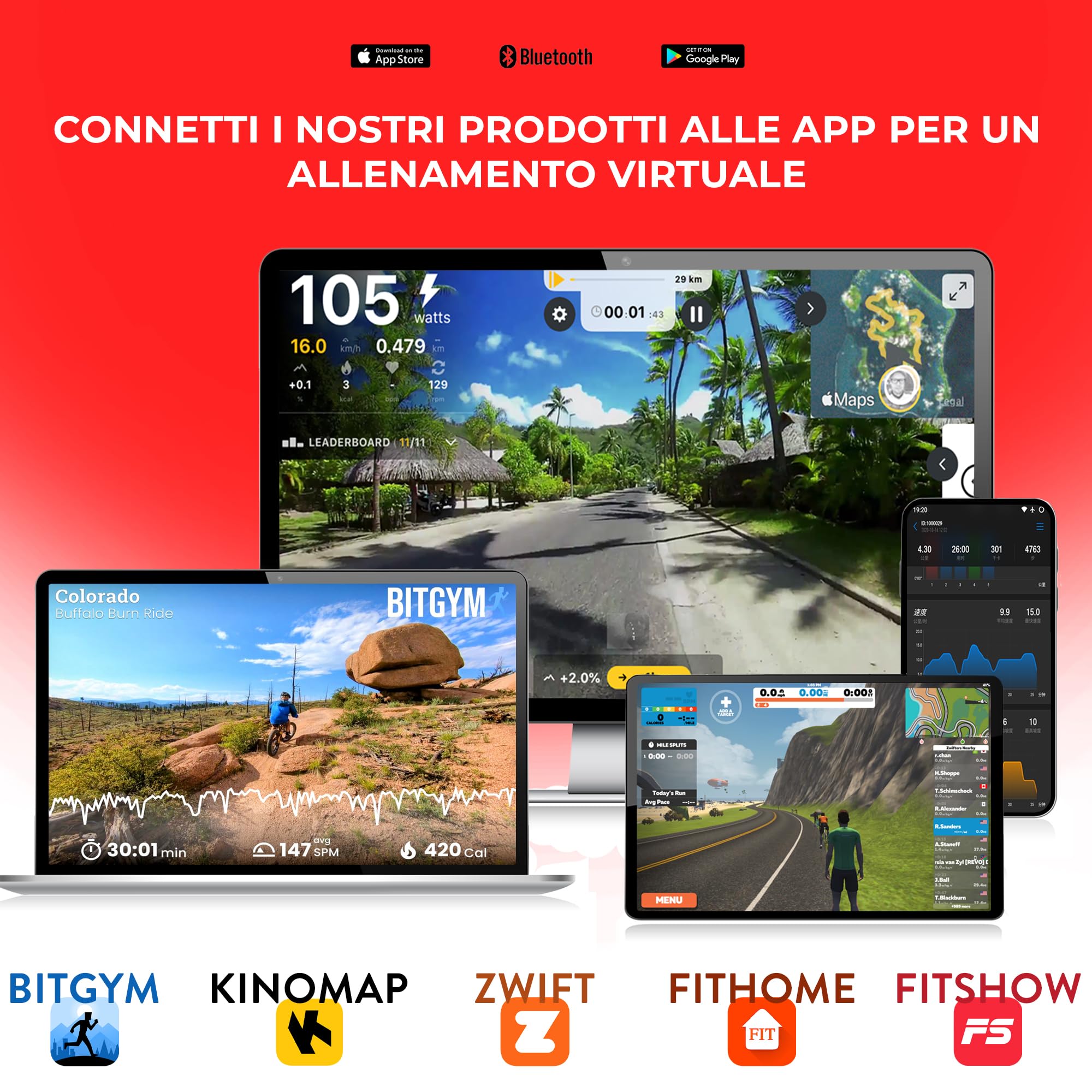 YM Tapis Roulant Salvaspazio 12 km/h, MARCHIO ITALIANO, Inclinazione, Tappeto Corsa MAXI, Pieghevole, Telaio Rinforzato, Elettrico, Display e Supporto Tablet, Your Move ASSISTENZA e GARANZIA ITALIA