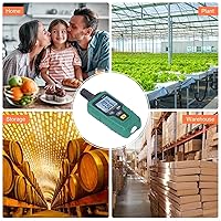 Vista 7 de Temperature Humidity Meter, Digital Thermometer Hygrometer Monitor Digital Hygrometer Indoor Thermometer Room Thermometer and Humidity Gauge with