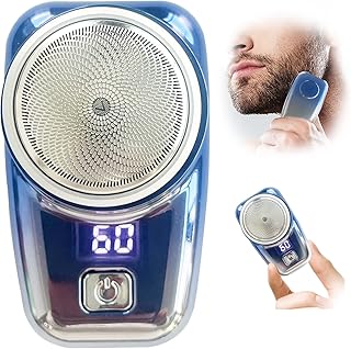 Mini Shaver Portable Electric Shaver,Electric Razor for Men,Mini-Shave Pocket Portable Shavers,USB Rechargeable Waterproof Shaver Wet and Dry Use Suitable for Home,Car,Travel Gift for Father Husband