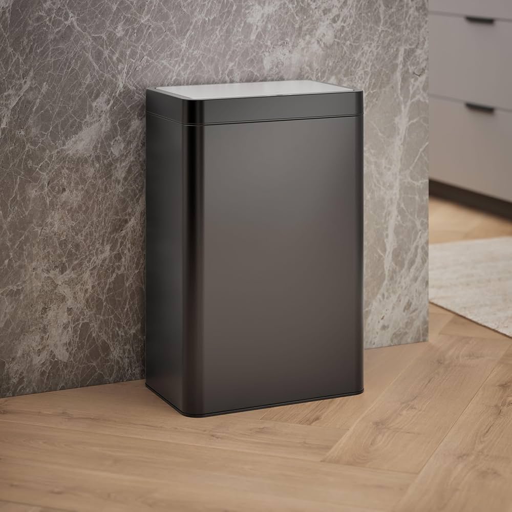 Amazon.com: Kohler 23825-BST 13-Gallon Touchless Black Stainless