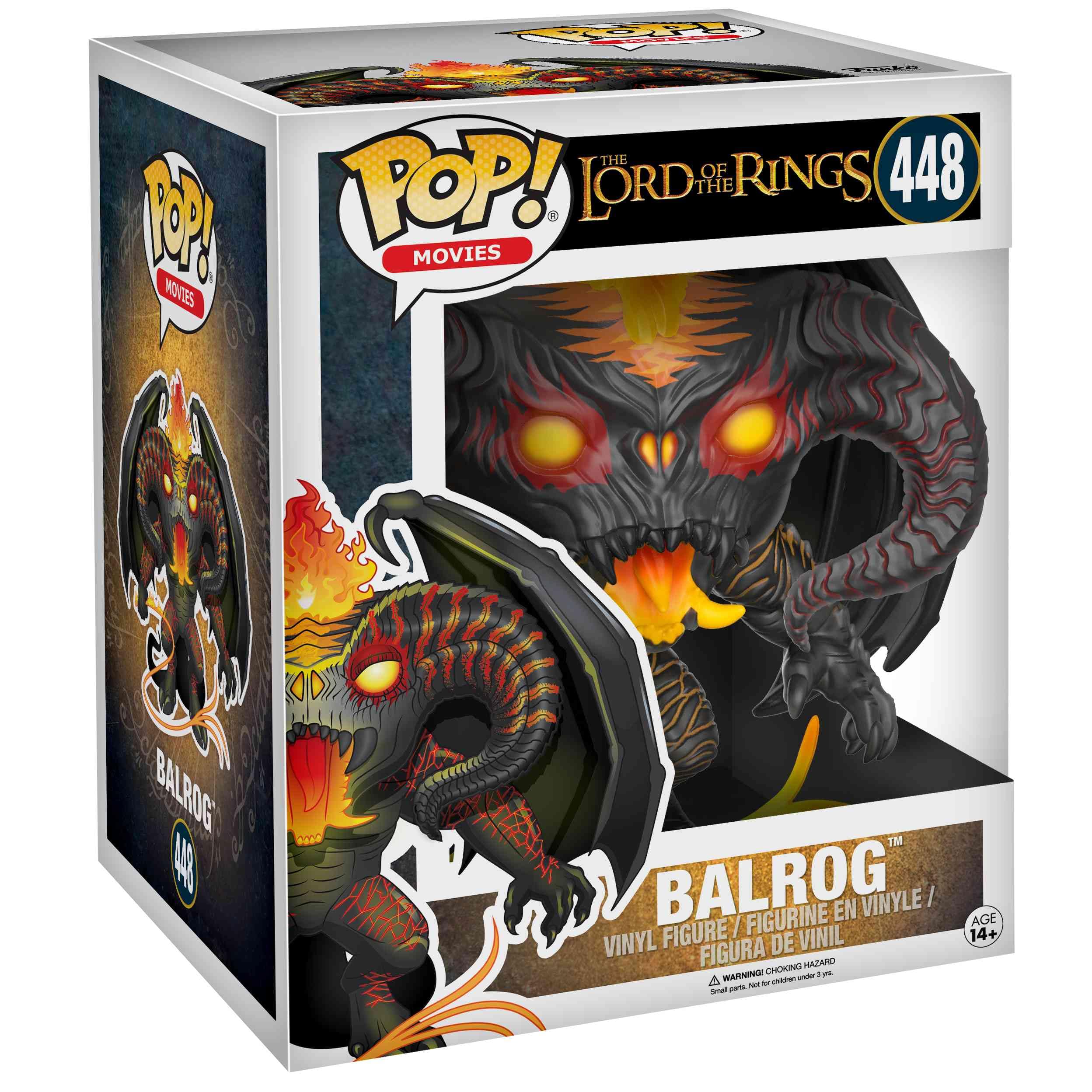 Funko POP! Movies: Lord of the Rings - Hobbit - Balrog 6" - Collectable Vinyl Figure - Gift Idea - Official Merchandise - Toys For Kids & Adults - Model Figure for Collectors and Display