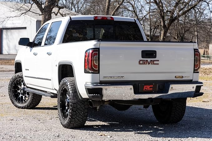 Estribos Rough Country RPT2 para Chevy Silverado y GMC Sierra 2007-2018 Crew Cab miniatura 6