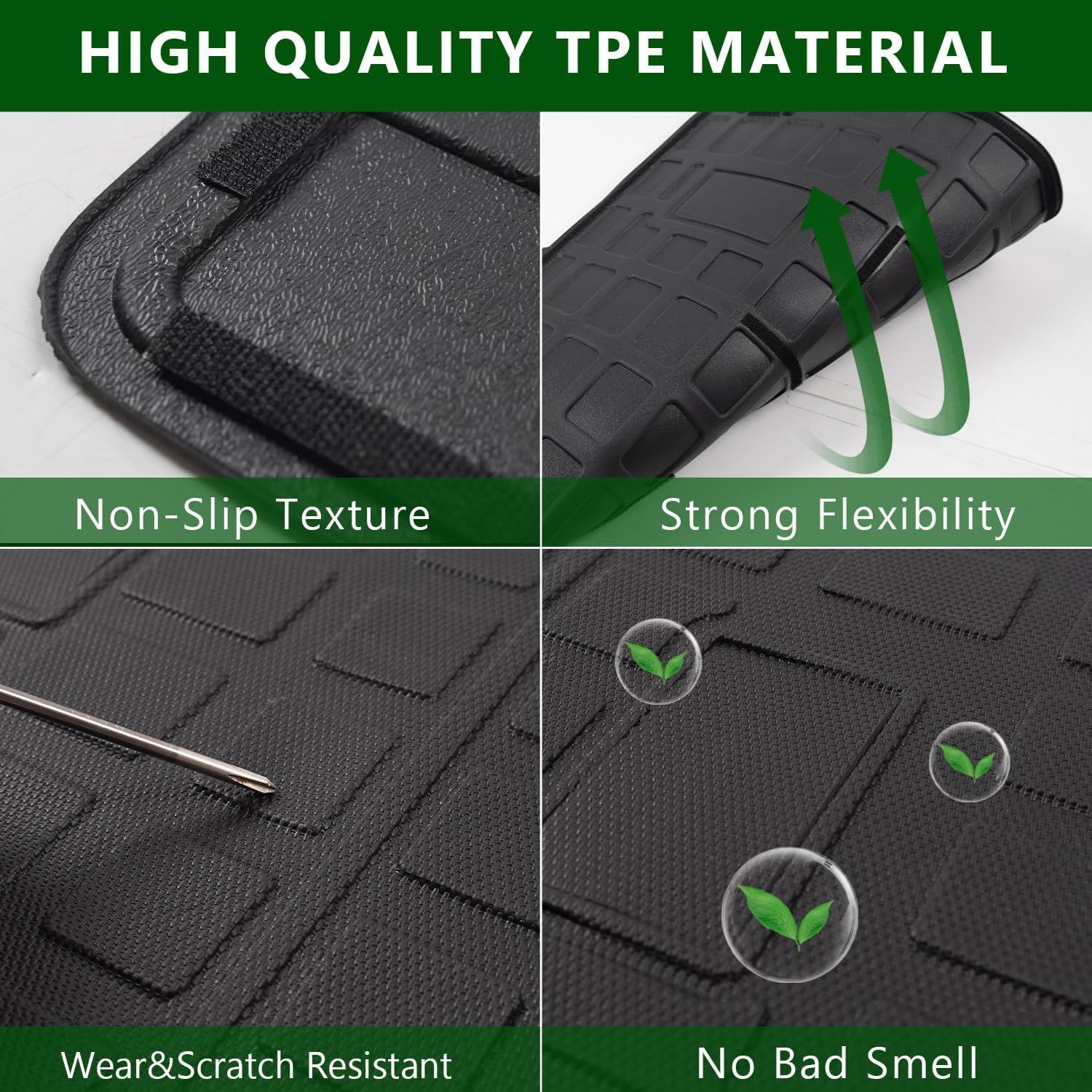 xipoqix Backrest Mat Compatible with 2023 2024 2025 2026 Honda HRV Cargo Liner TPE All Weather Back Seat Protector Replacement for 2023-2026 Honda HR-V Accessories