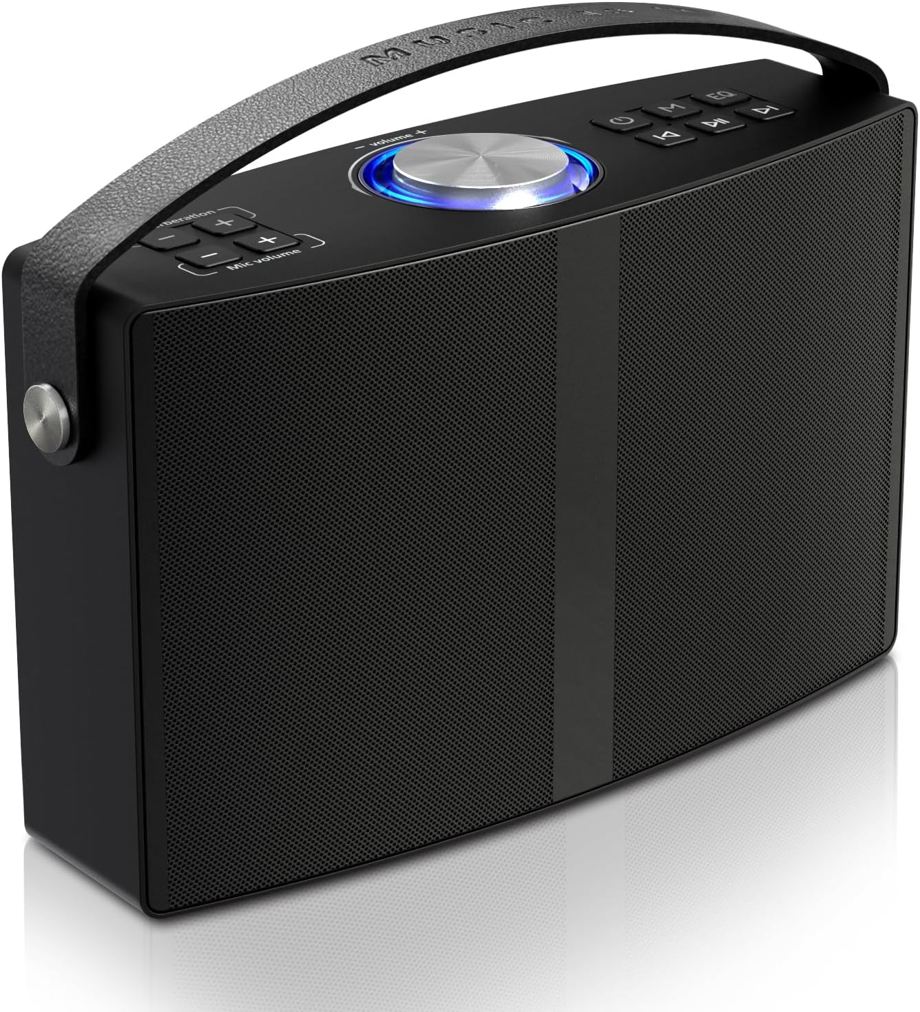 Gsou 30W Portable Bluetooth Speaker, EQ, Louder Volume, Clear Stereo Sound, Rich Bass, Aux-in, U Disk, Dual TWS Pairing, Wireless Bluetooth Speakers for Home, Office, Party and Backyard